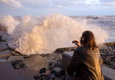 В Сочи шторм разрушил десять метров берегоукрепления пляжа, которое возводил 