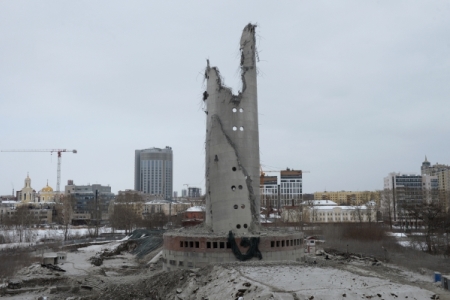 УГМК начала строительство ледовой арены на месте снесенной телебашни в Екатеринбурге