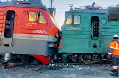 Два локомотива столкнулись в Челябинской области, пострадавших нет - СКР
