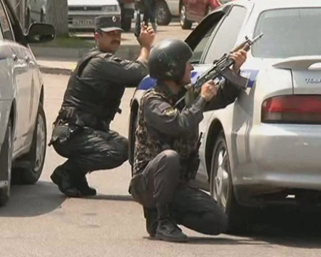 В Краснодарском крае полиция остановила автомобиль с оружием