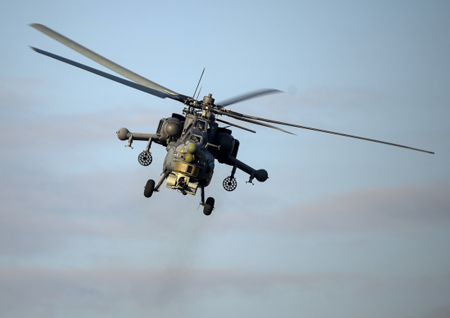 Два члена экипажа погибли в результате крушения российского вертолета Ми-28Н в Сирии