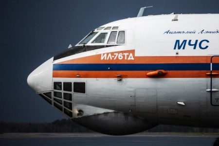 Самолет Ил-76 пропал в районе лесных пожаров в Иркутской области