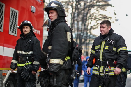Маршрутное такси с пассажирами загорелось в Кемерово