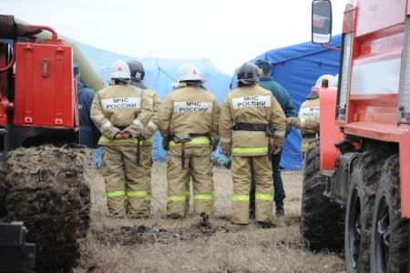Пожар в подземном хранилище боеприпасов в Курской области потушен