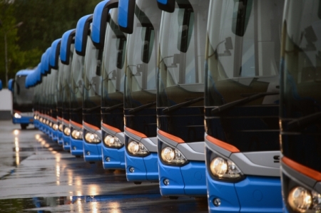 Восемь автобусных парков появятся в "новой" Москве к 2020 году