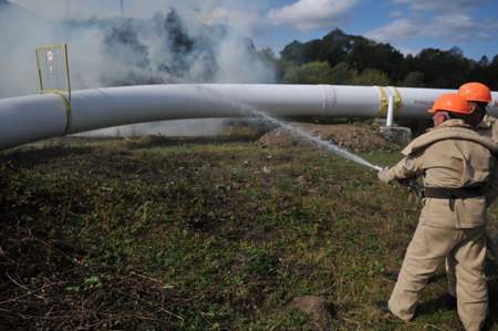 Вспышка газа и факельное горение произошли на газопроводе в Нижегородской области
