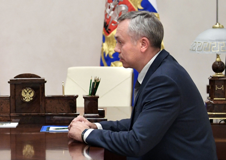 Полпред президента в СФО представил Травникова в качестве врио губернатора Новосибирской области