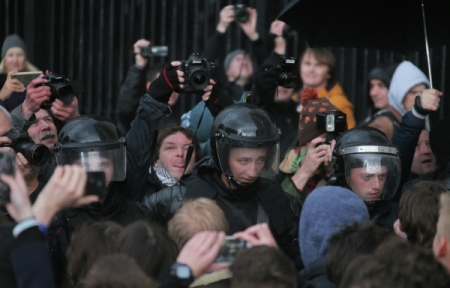 В центре Москвы за нарушения общественного порядка задержано более 260 человек