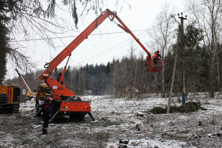 МОЭСК провела учения по ликвидации аварии на севере Подмосковья, оставившей без электроэнергии более 19 тыс. человек