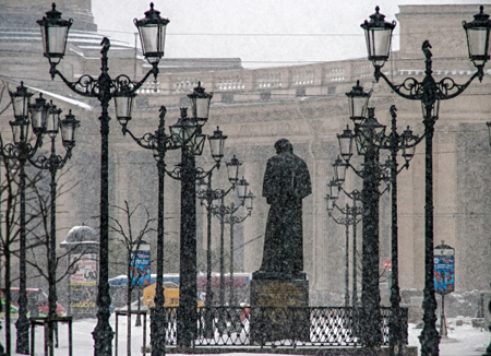 Легкий мороз и небольшой снег ожидаются в Петербурге в выходные