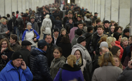 Службы московского метро работают в усиленном режиме из-за снегопада