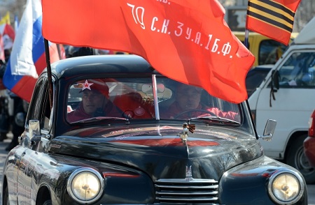Автопробег в честь Дня Победы стартовал в Ставрополе