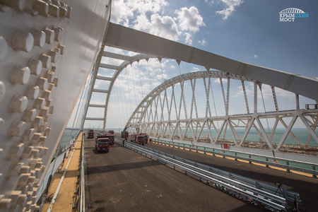 Автодорожная часть моста через Керченский пролив прошла приемочные обследования