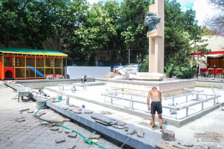 Новый фонтан откроют в Евпатории в августе