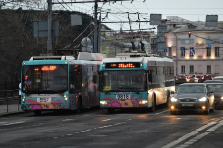 Движение троллейбусов на Ленинградском проспекте в Москве восстановлено