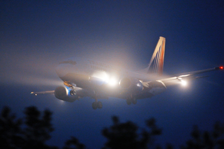 Ряд самолетов, летевших в Екатеринбург, ушли на запасные аэродромы из-за тумана