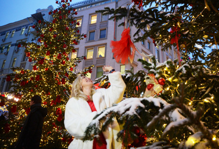Новогодние каникулы в России начнутся в воскресенье 30 декабря