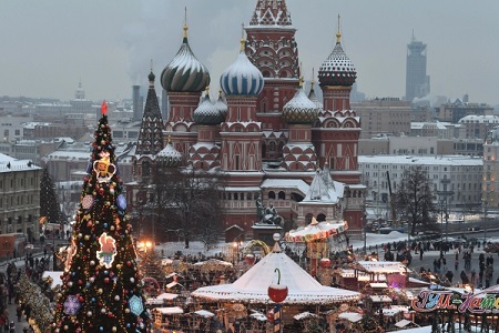 Гуляния по случаю встречи Нового года пройдут в центре Москвы