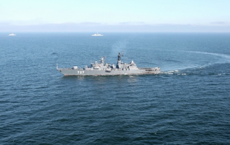 Силы Балтфлота взяли на сопровождение два эсминца США, вошедших в Балтийское море