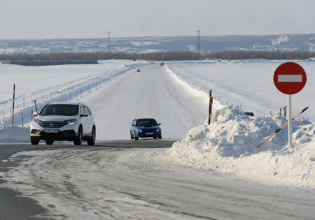 Все зимние трассы закрыты на Ямале из-за морозов