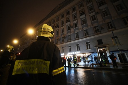 Жертвами пожара в центре Москвы стали четыре человека - МЧС