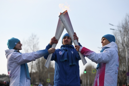 Эстафета огня Универсиады завершилась в Красноярске