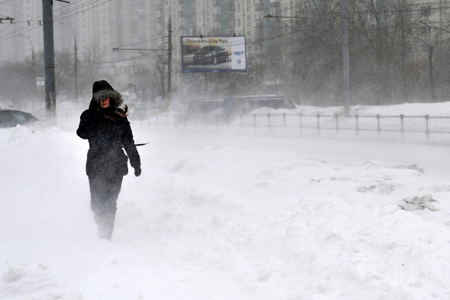 Снежный циклон надвигается на Камчатку