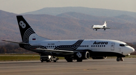 Авиакомпания "Аврора" отмечает рост пассажирских перевозок на международных рейсах