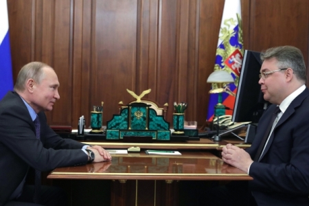 Путин поддержал намерение главы Ставрополья Владимирова баллотироваться на новый срок