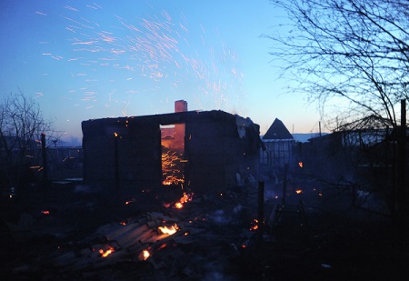 Больше ста домов уничтожил пожар в Забайкалье