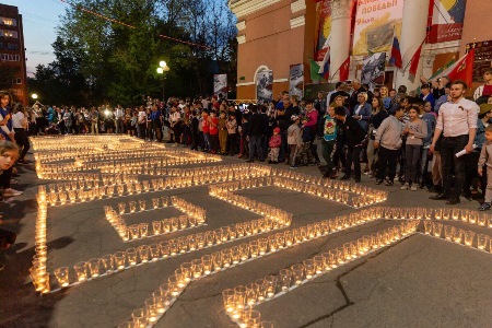 Более 2 тысяч человек приняли участие в патриотических акциях в Подмосковье