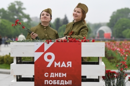 Праздничные мероприятия проходят в День Победы в Сибири