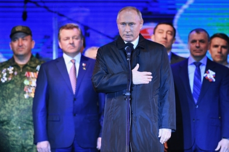 Большинство россиян положительно относятся к деятельности президента Путина