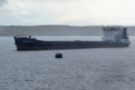 Судно с углем сняли с мели в Керченском проливе