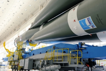 На космодроме "Восточный" завершена сборка ракеты для запуска спутника