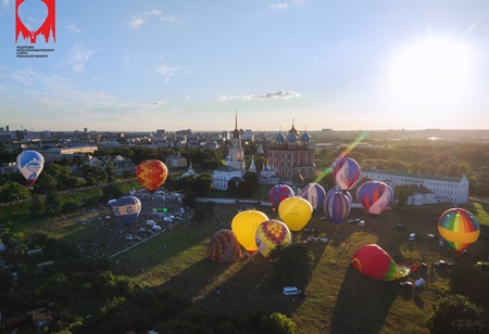 Международный фестиваль "Небо России" соберет в Рязани более 30 аэростатов