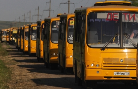 Более 60 школьных автобусов получили муниципалитеты Липецкой области