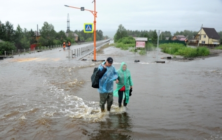 Более 500 придомовых территорий остаются подтопленными в Хабаровском крае