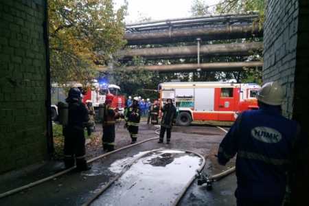 Пожар на заводе в Екатеринбурге ликвидирован