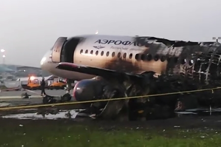 Названа основная причина смерти пассажиров сгоревшего в "Шереметьево" SSJ-100