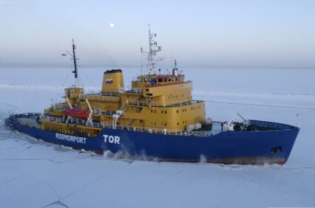 Росморречфлот: ледокол "Тор" случайно подал сигнал бедствия у берегов Норвегии