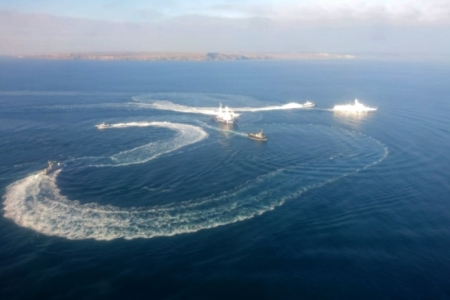 Украине переданы три корабля, задержанные год назад в Керченском проливе