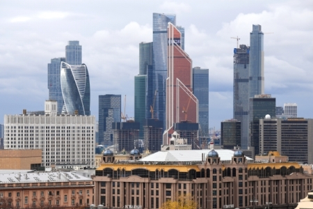 Еще один небоскреб ввели в эксплуатацию в деловом центре "Москва-Сити"