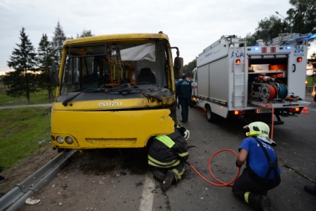Шестеро детей и двое взрослых пострадали в аварии с участием школьного автобуса в Пензенской области