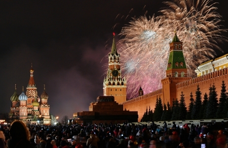 Более 6 млн человек приняли участие в праздновании Нового года в России