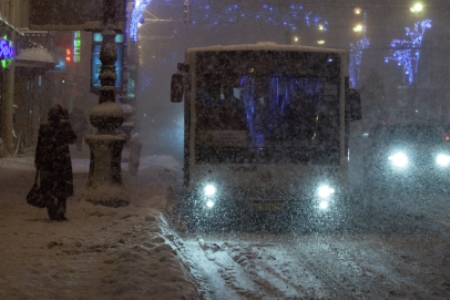 Снежная буря сохранится в Алтайском крае до понедельника