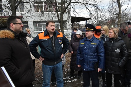 Члены правительства Подмосковья проверили качество благоустройства во дворах Пушкино