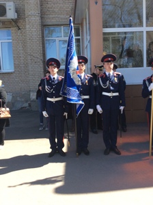 Кадеты казачьего кадетского корпуса в Воронежской области  приняли присягу