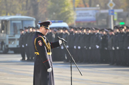 Более 1 тыс. полицейских приняли участие в параде в Ростове-на-Дону