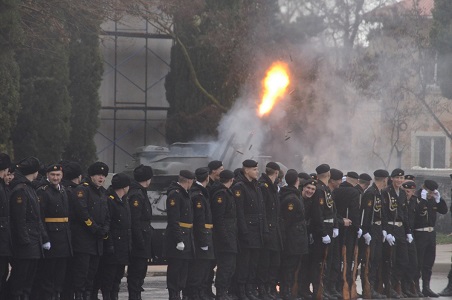 Черноморский флот отметил День морской пехоты